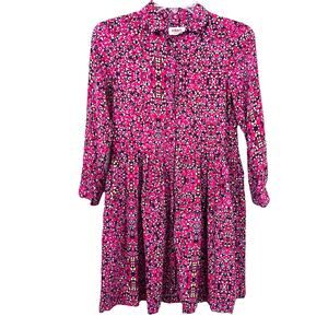 Maan girls floral button front dress size 12